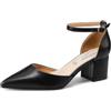QUEEN HELENA Décolleté con Tacco Basso con Cinturino Donna ZM9909
