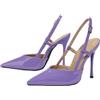 Surwin Slingback a Punta Donna 10.5cm Tacco a Punta | Pumps Tacco a Spillo EU 36-42 Décolleté Donna Eleganti Sandali Moda con Fibbia Regolabile per Feste Dress Matrimonio Lavoro