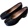 YXADGML Tabi Ballerine da Donna Eleganti Décolleté da Donna in Pelle con Punta Divisa. Suole con Tacco Basso firmate pieghettate