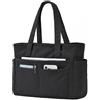 oscaurt Cord, borsa da donna con 13 tasche, borsa shopper grande, con scomparto per computer portatile e chiusura lampo, pieghevole, borsa da spiaggia per scuola, lavoro, viaggi