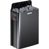 Harvia Forno per sauna The Wall Black Steel (centralina incorporata, 4,5 kW)