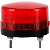 Generic 12V 24V 220V LED lampeggiante allarme luce, rosso 12V silenzioso | Modalità sonora o silenziosa da 90 dB, impermeabile IP54, antipolvere, luminosità, fabbrica, sistemi di cancelli, magazzino