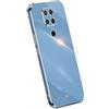RankOne La Custodia del Telefono è Adatta per Redmi Note 9 (4G) (6.53 Inches), Case per Cellulare in Silicone con Telaio Galvanico - Blu navy
