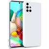 MyGadget Cover per Samsung Galaxy A71 4G - Custodia in Silicone Morbido a Doppio Strato - Case con Protezione Fotocamera & Fodera Interna Antigraffio - Bianco