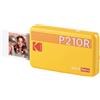 KODAK Mini 2 Retro 4PASS Stampante Fotografica Portatile (5,3x8,6cm) + 8 Fogli, Giallo