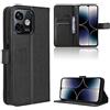 TIANYUE Custodia per Ulefone Note 16 Pro, Custodia Portafoglio, con [Supporto] [Carta Fessura] [Magnetica] Cover per Ulefone Note 16 Pro, Nero
