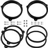 Aerzetix Set di 2 adattatori per altoparlanti Ø165 mm compatibile con Toyota Yaris XP130 / Aygo II AB40 / Corolla E210 / Auris E180 pre-Facelift/Peugeot 108 / Citroën C1 II/Subaru Forester