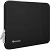 ARVOK Custodia per computer portatile da 15, custodia impermeabile per | Custodia sottile da viaggio per MacBook Neo da 15 pollici, MacBook Air/Pro, con tasca, colore nero