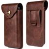 MXFDOKD Marsupio Uomo per Cellulare da Cintura Compatibile con Galaxy Z Fold 7/6/5/4/3/2/Z Fold 5G, Custodia da Cintura Telefono Pelle Sacchetto Clip da Cintura Compatibile con Huawei Mate X6/X5/XT/X3/X2/XS