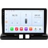 CheDux Android 14 Qualcomm Autoradio per Citroen C3 C4 aircross 2017-2023, 9 pollici QLED Touch Screen con CarPlay Wireless Android Auto, 8 Core 4+32GB Navigazione GPS con Bluetooth 5.4 WiFi 4GLTE FM/RDS DSP