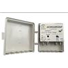 Generico Amplificatore antenna TV da palo 5G 34dB 2 out, livello D'Uscita 110dBµV