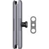 FANAUE Doppio braccio a bussola compatibile con RAM Mounts 1 Ball e supporto per telefono da moto, si adatta a tutti gli standard industriali da 1/25,4 mm/adattatore a sfera di tipo B, alluminio