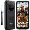 Blackview Rugged Smartphone, Telefono Indistruttibile Android 16, Batteria 10000mAh Smartphone Rugged 12(4+8) GB+128GB/2TB TF, 6.56''HD, 90Hz, Doke AI, IP68/NFC/OTG/Face ID/3 Anni Garanzia