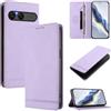 LIAOCY Cover a Libretto per Sony Xperia 10 VII / 10 VIII, Cover Portafoglio in Pelle PU con Protezione RFID, Custodia Anticollisione con Supporto, Purple.