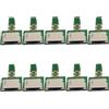 NGFF Confezione da 10 pezzi UHS-I Adattatore di estensione maschio TF Micro SD a scheda SD femmina PCBA compatibile con SDHC SDXC UHS-1 (PCB verde)