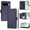 LIAOCY Custodia a Libro Portafoglio per Google Pixel 11 Pro XL, Pelle PU con Fibbia Magnetica [9 Scomparti per Carte], Cover Business Antiurto con Supporto, Blue.
