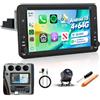 Hodozzy 【4+64G】Hodozzy Carplay Schermo per Alfa Romeo 159 Brera Spider 2004-2011 con GPS WiFi, Alfa Romeo 159 Autoradio Bluetooth da 9 Pollici con Android Auto/32 EQ/USB/FM/RDS/SWC+Telecamera Posteriore