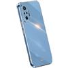 RankOne La Custodia del Telefono è Adatta per Redmi Note 10 Pro (6.67 Inches), Case per Cellulare in Silicone con Telaio Galvanico - Blu navy