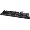 SIMPLETEK - Tastiera da Gaming Colorata Cablata PC Fisso a Membrana | Nera, RGB, USB