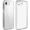 PriceDumb Custodia morbida per Apple iPhone 17e, sottile, trasparente, con paraurti posteriore