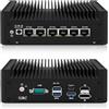 SJRC Fanless Mini PC Firewall Appliance Hardware, i3-8130U, 6 x 2.5GbE i226-V, OPNsense Micro Computer Box, 8GB DDR3 RAM 256GB SSD, M.2 NVMe 3.0 x4, HD/DP/Type-C, AES-NI