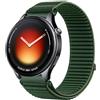 GIOPUEY 22mm Cinturini Compatibile con Xiaomi Watch 5, Nylon Traspirante Sport Loop Cinturino in Morbido Nylon Intrecciato Strap Band - Darkgreen