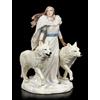 Anne Stokes Figura Lupo Guardiano Inverno - Winter Guardians Di Anne Stokes - Fantasy Gothic
