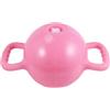 VICASKY Kettlebell Fitness Regolabile in PVC Rosa Doppio Manico | Base Piatta, Portatile, Protezione Pavimento, per Sollevamento Pesi e Esercizi, per Donne Attive