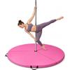 Generic Cuscino pieghevole circolare per palo da ballo | Tappetino di sicurezza pieghevole e portatile per pole dance, fitness e yoga, spessore 3/5/10 cm