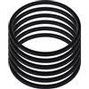 Zerodeko 6 Pezzi Anello di Tenuta in Silicone per Bottiglia, Ricambio 16-20 | Guarnizione Flessibile, Facile da Installare e Rimuovere, per Coperchio, Borraccia e Contenitore Termico