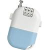 yanwuwa Combinazione a 3 cifre retrattile portatile, bianco e blu | Serrature portatili per caschi da ciclismo con cavo in acciaio per cestino, zaino, bagagli e porta dell'armadio