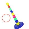 Fabater Set per Gioco di Lancio degli Anelli, 17,7 Pollici di Altezza, 9 | Giocattolo interattivo per la famiglia, colonne colorate, coordinazione occhio-mano, giochi all\'aperto al coperto,