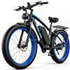 Pudari V7Bicicletta elettrica da montagna,batteria al litio da48V19,2AH,CE/EN15194 | Motore brushless, freni a disco idraulici, pneumatici larghi 26×4,0, forcella ammortizzata, telaio in lega di alluminio