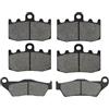 Generic Pastiglie Freno Anteriori e Posteriori per Moto R850 R1100 R1150 R1200 K1200 K1300 R850RT R1100S R1150GS R1150RT R1200 (2 Paia di pastiglie Anteriori)