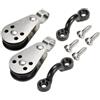 DEARMAMY Fibbia per Kayak in Acciaio Inox Puleggia e Viti