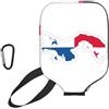 YQxwJL Panama - Custodia protettiva per pickleball, in neoprene, con cerniera e tasca in rete e moschettone