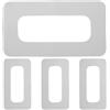 Garneck Connettore Scanalatura Timone di Coda Paddleboard in PVC Bianco 4 Pezzi per Riparazione Slot Pinna per Paddleboard Enthusiasts