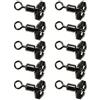 MUHVWM Girelle di linea di rotazione del connettore di linea 10pcs | Accessori, Connettore per lenza, Girelle per pesca in acqua salata, Girelle a 3 vie, Rotazione