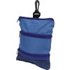 Aoresac Borsa per tee da golf con clip, borsa portatile per palline, 3 tasche con cerniera, per uomini e donne, porta panno per tees strumenti di valore, accessorio leggero per riporre oggetti, Blu