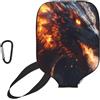 Generic Copri Paddle pickleball Racchetta Black Dragon pickleball Paddle Cover | Universale Portable Custodia per racchetta da pickleball Per sport uomini e donne Allenamento