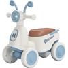 JUSKAQZYI Monopattino a 4 ruote for bambini con musica e luce LED | Auto Wiggle for bambini e bambine da 1 a 3 anni bicicletta