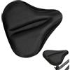Generic Cuscino imbottito in gel per bicicletta, per esercizi, mountain bike e bici da strada, misura universale per Peloton e cyclette