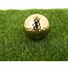 Hemobllo Pallina da Golf per Allenamento Putting Game Balls in Gomma Sintetica Oro, per Migliorare Controllo, Tecnica e Putting Game, Pratica Sportiva