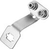 NUOBESTY Supporto Sostitutivo da Scherma in Acciaio Inox Argento | Supporto Stabile e Sicuro, Installazione Facile, Ricambio per Allenamento, Accessorio per Attrezzatura