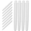 ifundom 50 Pezzi Aste per Freccette in Nailon Bianco Filettate, Resistenti