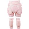 LRXFPIYF Jiuvaso Paracolpi per Neve Bambini con Protezioni Ginocchio E Anca in Schiuma Rinforzata per Snowboard E Pattinaggio con Tessuto Traspirante Comodo Adatto , M , Unicorno