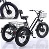 Generic Triciclo elettrico cargo PowerRide per adulti, con batteria rimovibile, ideale per lo shopping.