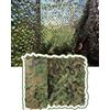 Generico Rete Mimetica Militare Rinforzata con Rete in Nylon e Bordo Cucito 210D Oxford Reticolato da Camuffamento Rete Solare Woodland per Caccia Giardino Decorazione Varie Misure(10x20.0m)
