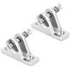 Sxhlseller Cerniera per Ponte in Acciaio Inox 316, Lucidata a Specchio, | Raccordo per montaggio a cerniera marino per barca, yacht, resistente all\'acqua salata, 55 x 18 mm, installazione semplice