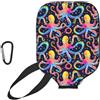 Generic pickleball Racket Case Fun Octopuss (2) pickleball Paddle Cover | antigraffio con cerniera pickleball Covers Per L'uso Esterno uomini e donne sport